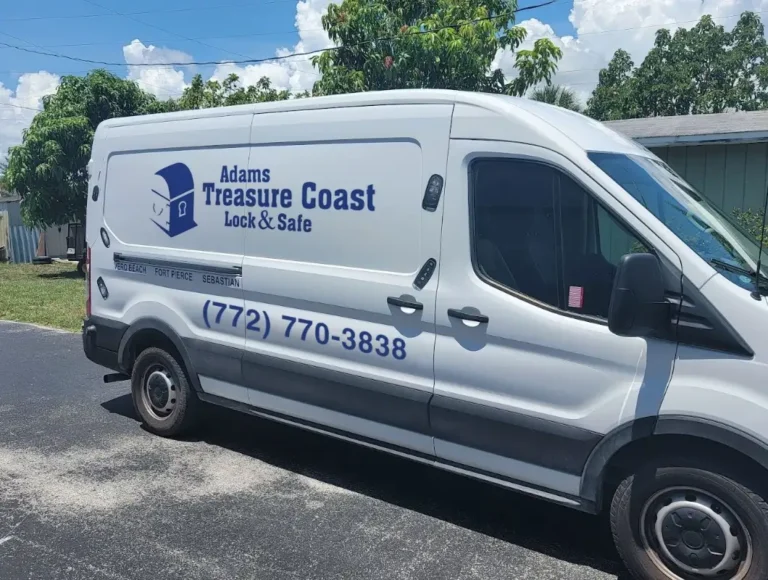 Adams Treasure Coast Lock & Safe mobile locksmith service van